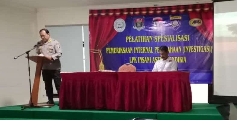 diklat investigasi perusahaan